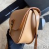 Top YSL Saint Laurent Kaia Small Satchel Bag Brown