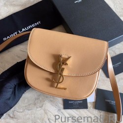 Top YSL Saint Laurent Kaia Small Satchel Bag Brown