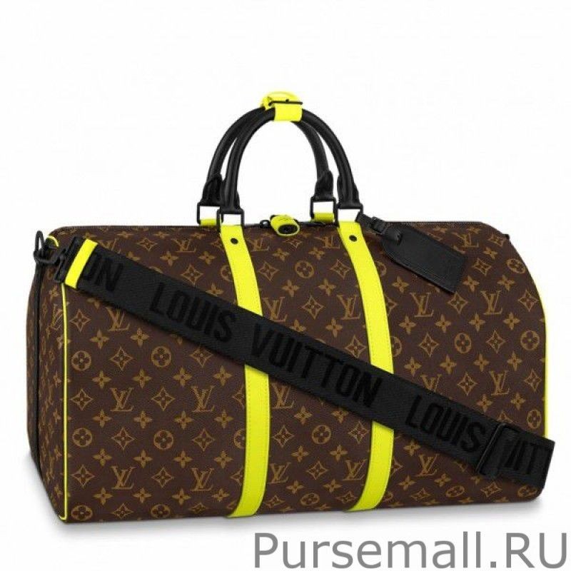 Replicas Keepall Bandouliere 50 Bag Monogram Yellow M45866