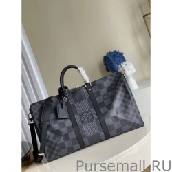 Top Quality Keepall Bandouliere 50 Damier Graphite 3D N50016