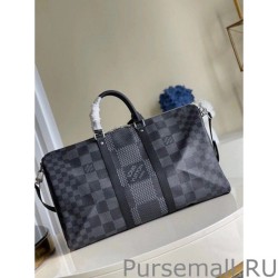 Top Quality Keepall Bandouliere 50 Damier Graphite 3D N50016