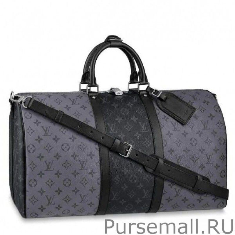 Inspired Keepall Bandouliere 50 Monogram Eclipse M45392