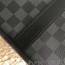 Top Keepall Bandoulière 55 Damier Graphite N41413