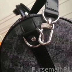 Top Keepall Bandoulière 55 Damier Graphite N41413