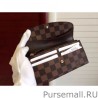 High Quality Emilie Wallet Damier Ebene Canvas N63019