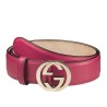 High Quality Gucci Leather Belts With Interlocking G Buckle 370543 AP00G 5535