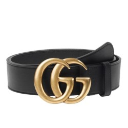 Best Gucci Leather Belts With Double G Buckle 397660 AP00T 1000