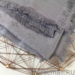 Replica Grey Monogram Shine Shawl M75120