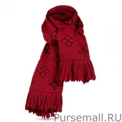 AAA+ Ruby Logomania Scarf M72432