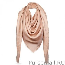 Fashion Peach Monogram Shine Shawl M75086