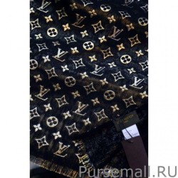 Top Quality Black Monogram So Glitter Stole M73938