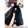 Top Quality Black Monogram So Glitter Stole M73938