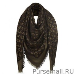 Knockoff Brown Monogram Shine Shawl M71380