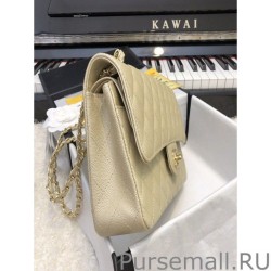 Replicas Classic Grained Calfskin Falp Bag A1112 Apricot