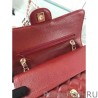 Replicas Classic Jumbo Flap Bag A01112 Caviar Leather Claret