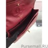 Replicas Classic Jumbo Flap Bag A01112 Caviar Leather Claret