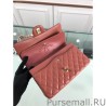 Top Quality Classic Jumbo Flap Bag A01112 Claret