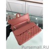 Top Quality Classic Jumbo Flap Bag A01112 Claret