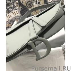 Luxury Christian Dior Saddle Ultra-Matte Bag Gray