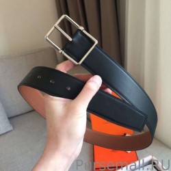 Luxury Hermes Brown Saddle 38MM Reversible Belt