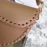 UK Christian Dior Grooved Edge Saddle Bag Brown