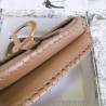 UK Christian Dior Grooved Edge Saddle Bag Brown