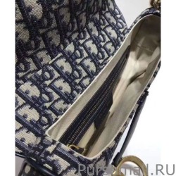 High Christian Dior Saddle Bag M0446 Blue