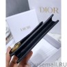 Replicas Christian Dior Saddle Calfskin Wallet Black