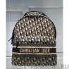 1:1 Mirror Christian Dior Diortravel Backpack Dark Blue