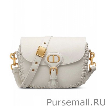 Wholesale Christian Dior Medium Dior Bobby Bag White