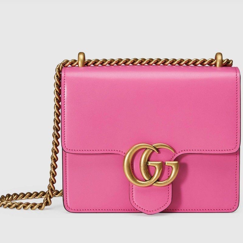 Replica Gucci GG Marmont Leather Shoulder Bags 431384 CDZ0T 5609