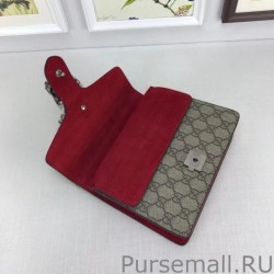 1:1 Mirror Gucci Dionysus GG Supreme Mini Shoudler Bag 421970 Red