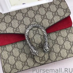 1:1 Mirror Gucci Dionysus GG Supreme Mini Shoudler Bag 421970 Red