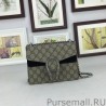 Cheap Gucci Dionysus GG Supreme Mini Shoulder Bag 421970 Black