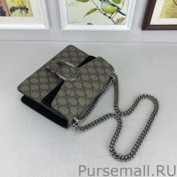Cheap Gucci Dionysus GG Supreme Mini Shoulder Bag 421970 Black