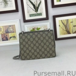 Cheap Gucci Dionysus GG Supreme Mini Shoulder Bag 421970 Black