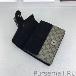 Cheap Gucci Dionysus GG Supreme Mini Shoulder Bag 421970 Black