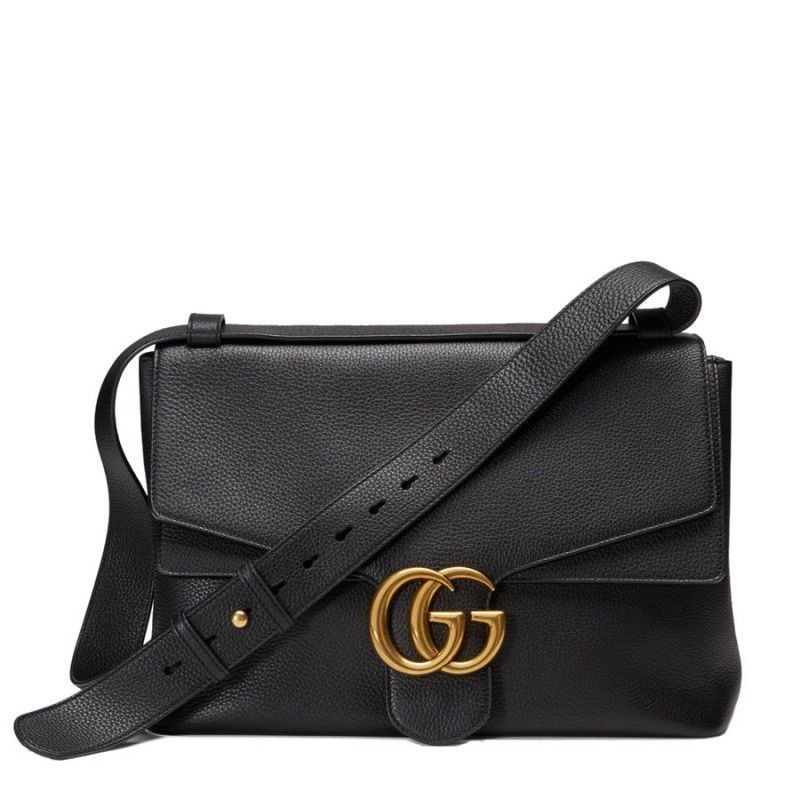 High Quality Gucci GG Marmont Leather Shoulder Bags 400245 A7M0T 1000