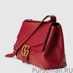 Top Gucci GG Marmont Leather Shoulder Bags 400245 A7M0T 6339