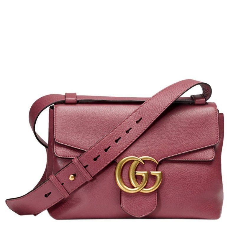 UK Gucci GG Marmont Leather Shoulder Bags 401173 A7M0T 6437