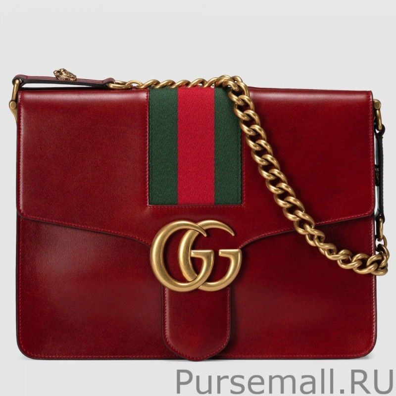 7 Star Gucci GG Marmont Leather Shoulder Bags 421889 C8U1T 8619