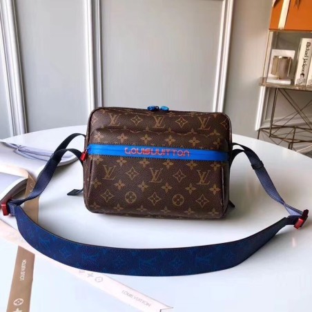 Top Quality Messenger PM Bag Monogram Canvas M43843 Blue