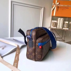 Top Quality Messenger PM Bag Monogram Canvas M43843 Blue