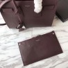 1:1 Mirror YSL Saint Laurent Classic Sac De Jour Tote Bag Bordeaux