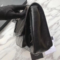 Top Quality YSL Saint Laurent Medium Niki Chain Bag Black