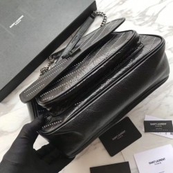 Top Quality YSL Saint Laurent Medium Niki Chain Bag Black