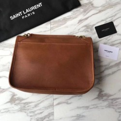 1:1 Mirror YSL Saint Laurent Medium Niki Chain Bag Brown