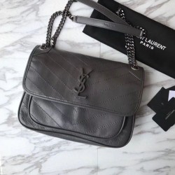 Inspired YSL Saint Laurent Medium Niki Chain Bag Gray