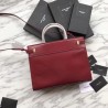 1:1 Mirror YSL Saint Laurent Small Manhattan Top Handle Bag Red