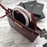 1:1 Mirror YSL Saint Laurent Small Manhattan Top Handle Bag Red